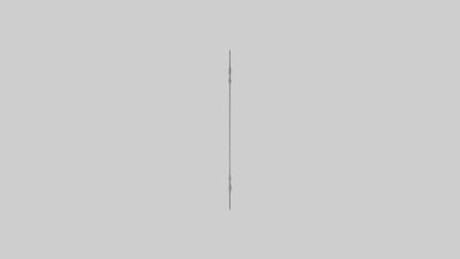 3D model Emergency Exit Only Attention Sign model VR / AR / low-poly