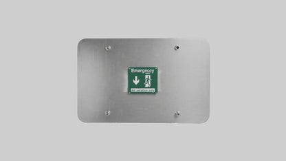 3D model Emergency Exit Only Attention Sign model VR / AR / low-poly