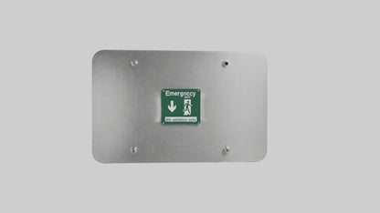 3D model Emergency Exit Only Attention Sign model VR / AR / low-poly