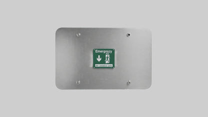 3D model Emergency Exit Only Attention Sign model VR / AR / low-poly