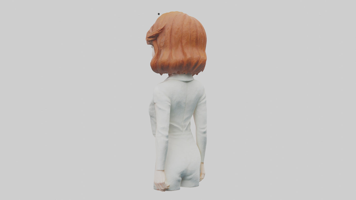 3D model Emma Stone statue model VR / AR / low-poly