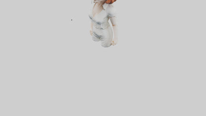 3D model Emma Stone statue model VR / AR / low-poly