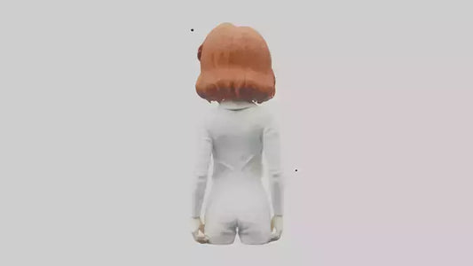 3D model Emma Stone statue model VR / AR / low-poly