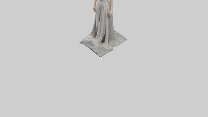 3D model Emma Watson statue model VR / AR / low-poly