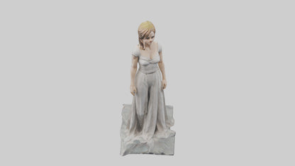 3D model Emma Watson statue model VR / AR / low-poly