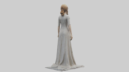 3D model Emma Watson statue model VR / AR / low-poly