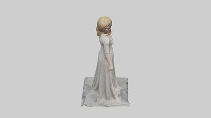 3D model Emma Watson statue model VR / AR / low-poly