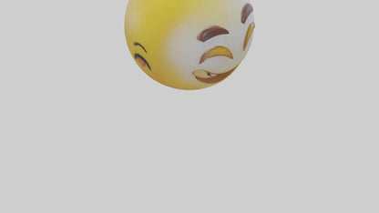 3D model Emoji keychain model VR / AR / low-poly