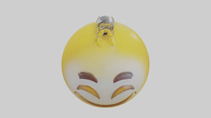 3D model Emoji keychain model VR / AR / low-poly