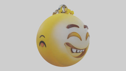 3D model Emoji keychain model VR / AR / low-poly
