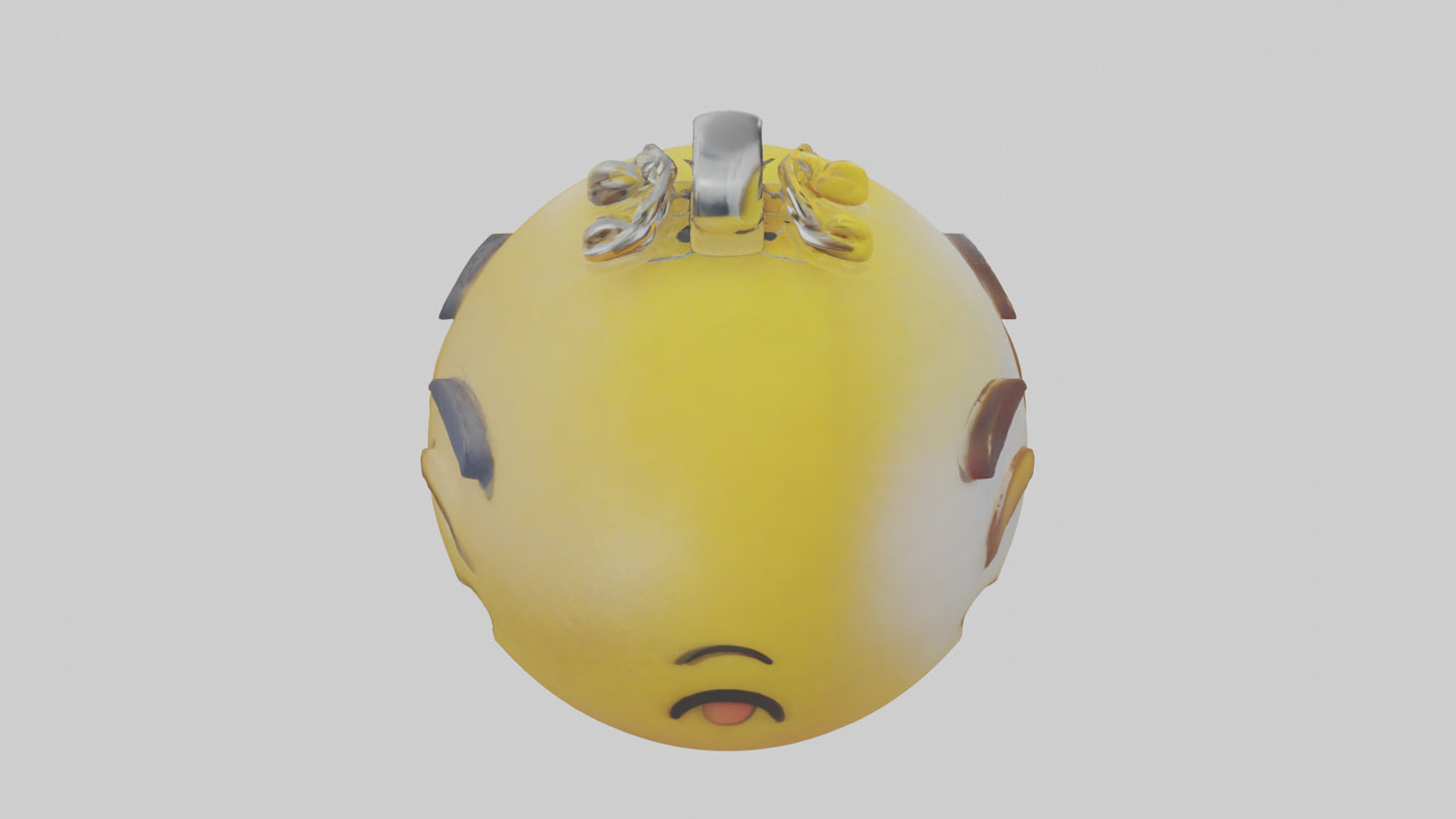 3D model Emoji keychain model VR / AR / low-poly