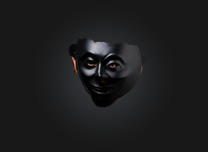3D model emotion mask model VR / AR / low-poly