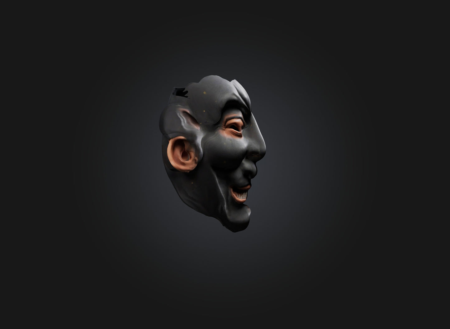 3D model emotion mask model VR / AR / low-poly