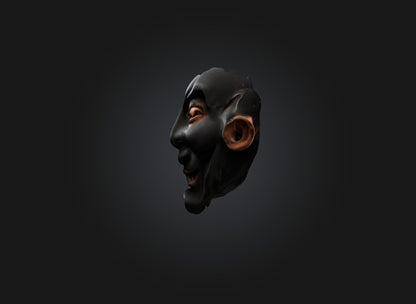 3D model emotion mask model VR / AR / low-poly