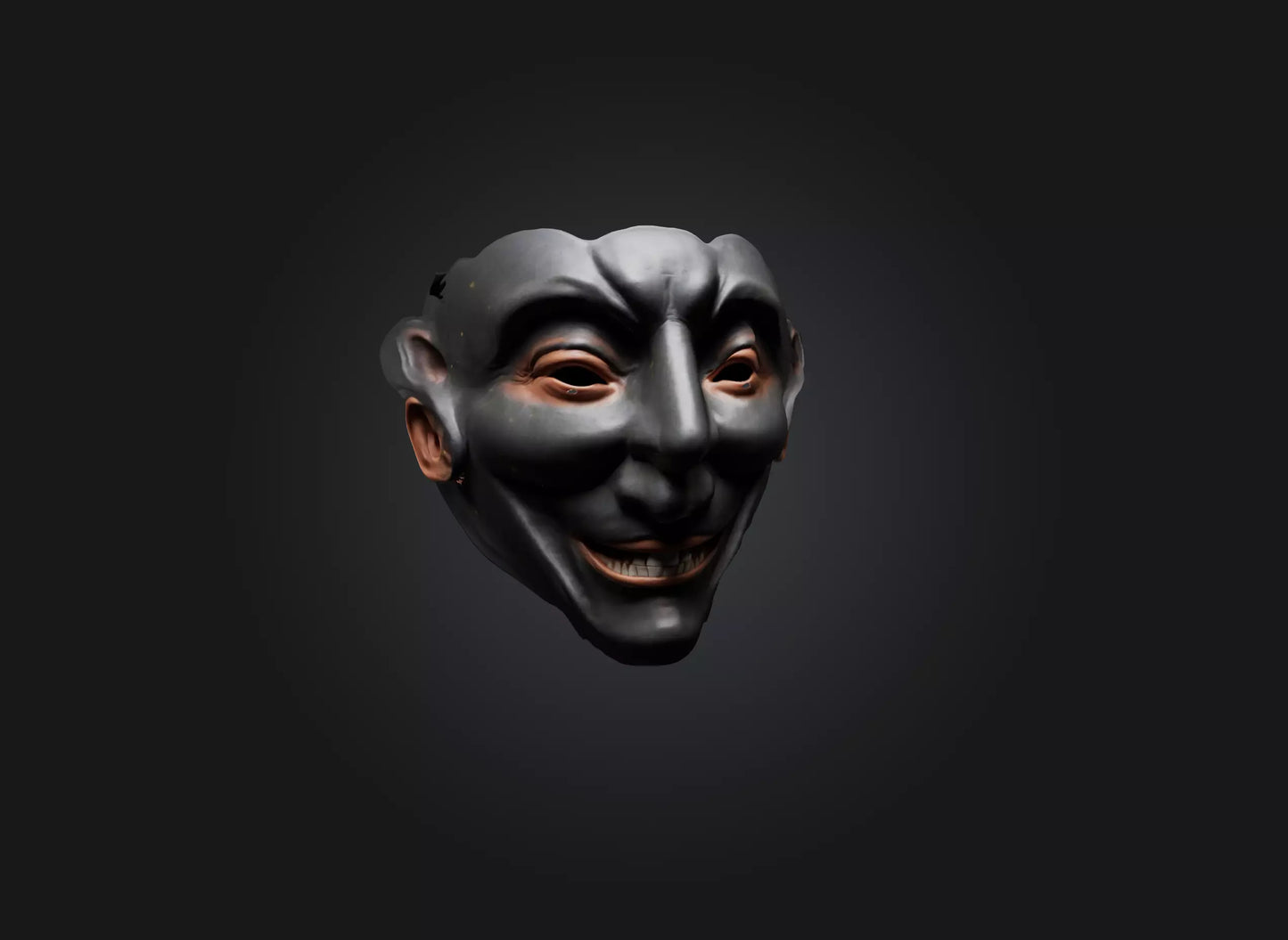 3D model emotion mask model VR / AR / low-poly