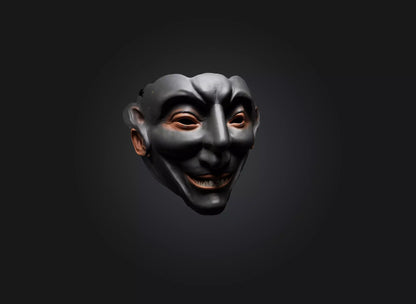 3D model emotion mask model VR / AR / low-poly