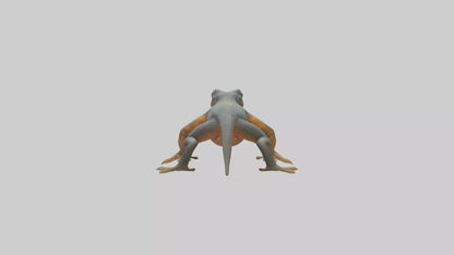 3D model Emperor Newt climbing model VR / AR / low-poly