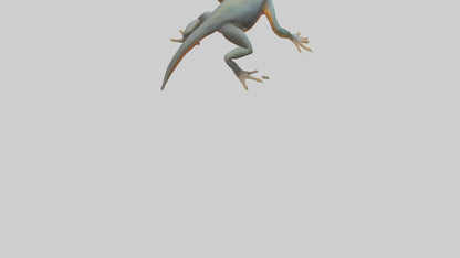 3D model Emperor Newt climbing model VR / AR / low-poly