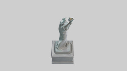 Empowered for Liberty statue model VR / AR / low-poly