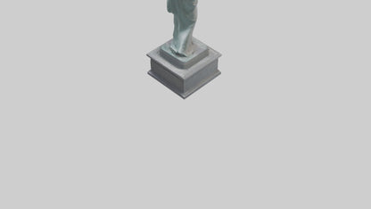 Empowered for Liberty statue model VR / AR / low-poly
