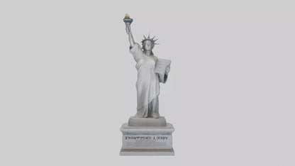 Empowered for Liberty statue model VR / AR / low-poly
