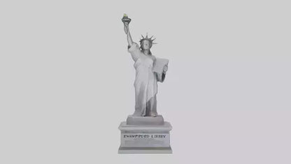 Empowered for Liberty statue model VR / AR / low-poly