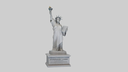 Empowered for Liberty statue model VR / AR / low-poly