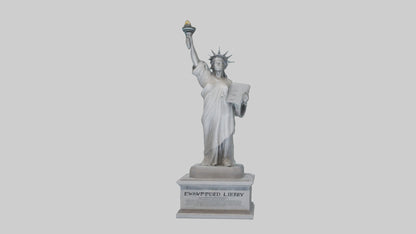 Empowered for Liberty statue model VR / AR / low-poly