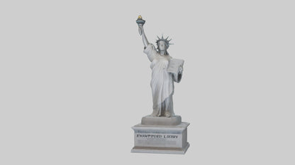 Empowered for Liberty statue model VR / AR / low-poly
