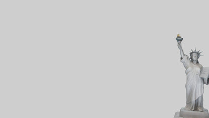 Empowered for Liberty statue model VR / AR / low-poly