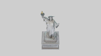 Empowered for Liberty statue model VR / AR / low-poly