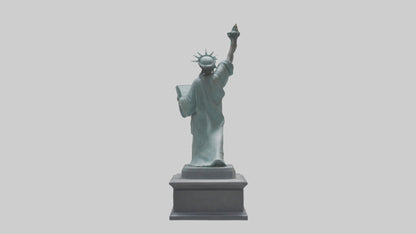 Empowered for Liberty statue model VR / AR / low-poly