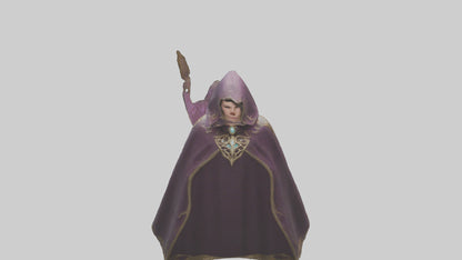 3D model Enchanted Cloak model VR / AR / low-poly