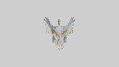 3D model Enchanted Griffin statue model VR / AR / low-poly