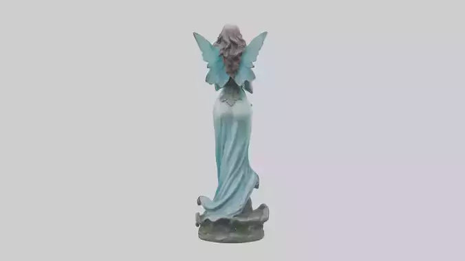 3D model Enchanted Lady statue model VR / AR / low-poly
