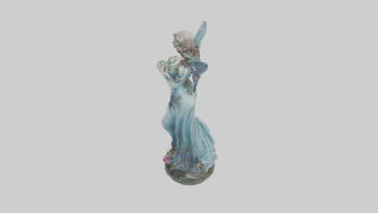 3D model Enchanted Lady statue model VR / AR / low-poly