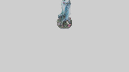 3D model Enchanted Lady statue model VR / AR / low-poly