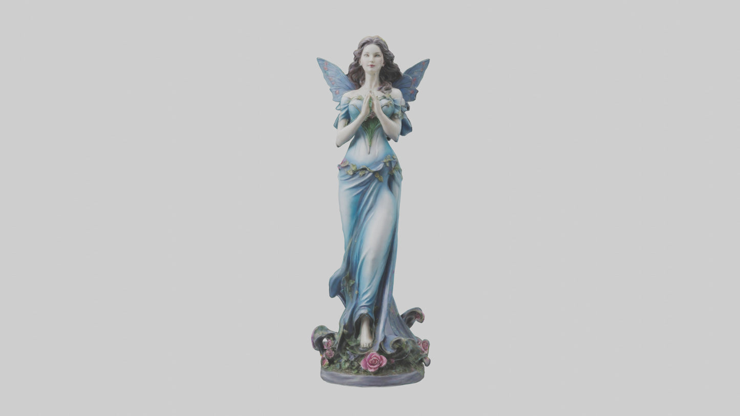 3D model Enchanted Lady statue model VR / AR / low-poly