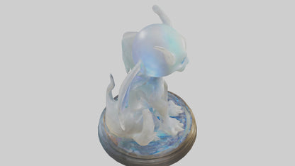 3D model Enchanted Moonstone statue model VR / AR / low-poly