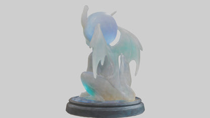 3D model Enchanted Moonstone statue model VR / AR / low-poly