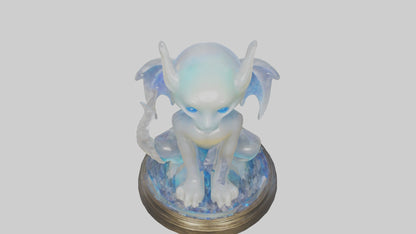 3D model Enchanted Moonstone statue model VR / AR / low-poly