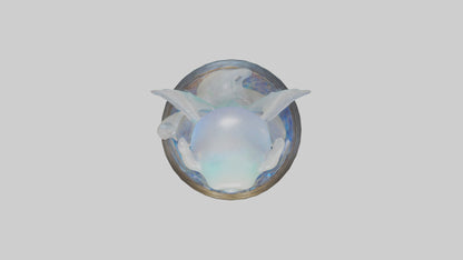 3D model Enchanted Moonstone statue model VR / AR / low-poly