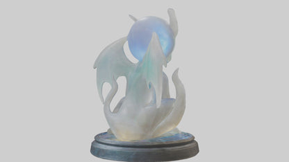 3D model Enchanted Moonstone statue model VR / AR / low-poly
