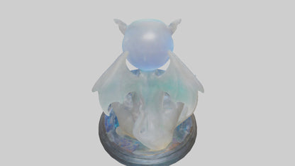 3D model Enchanted Moonstone statue model VR / AR / low-poly