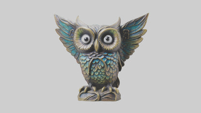 3D model Enchanted Owl statue model 2 VR / AR / low-poly