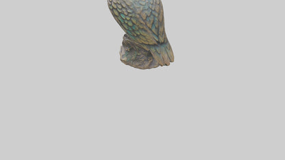 Enchanted Owl statue model VR / AR / low-poly