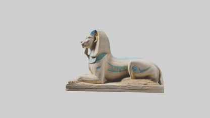 Enchanted Sphinx statue model VR / AR / low-poly