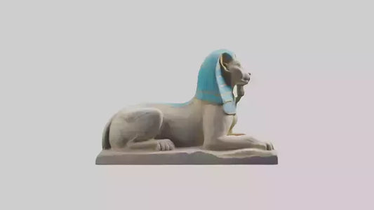 Enchanted Sphinx statue model VR / AR / low-poly