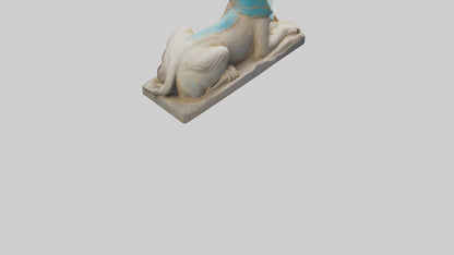 Enchanted Sphinx statue model VR / AR / low-poly