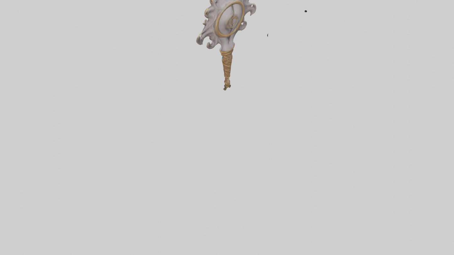 3D model Enchanted Staff model VR / AR / low-poly